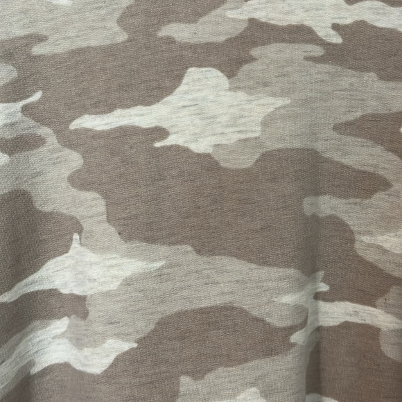 Athleta Tan Camouflage Sweatshirt Soft 3XL - Picture 4 of 6